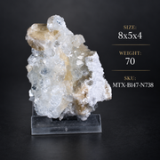 Stilbite on Heulandite Crystal Cluster | 8×5×4 cm | 70g