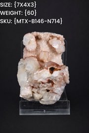 Pink Apophyllite Deccan Traps Maharashtra India | 60g