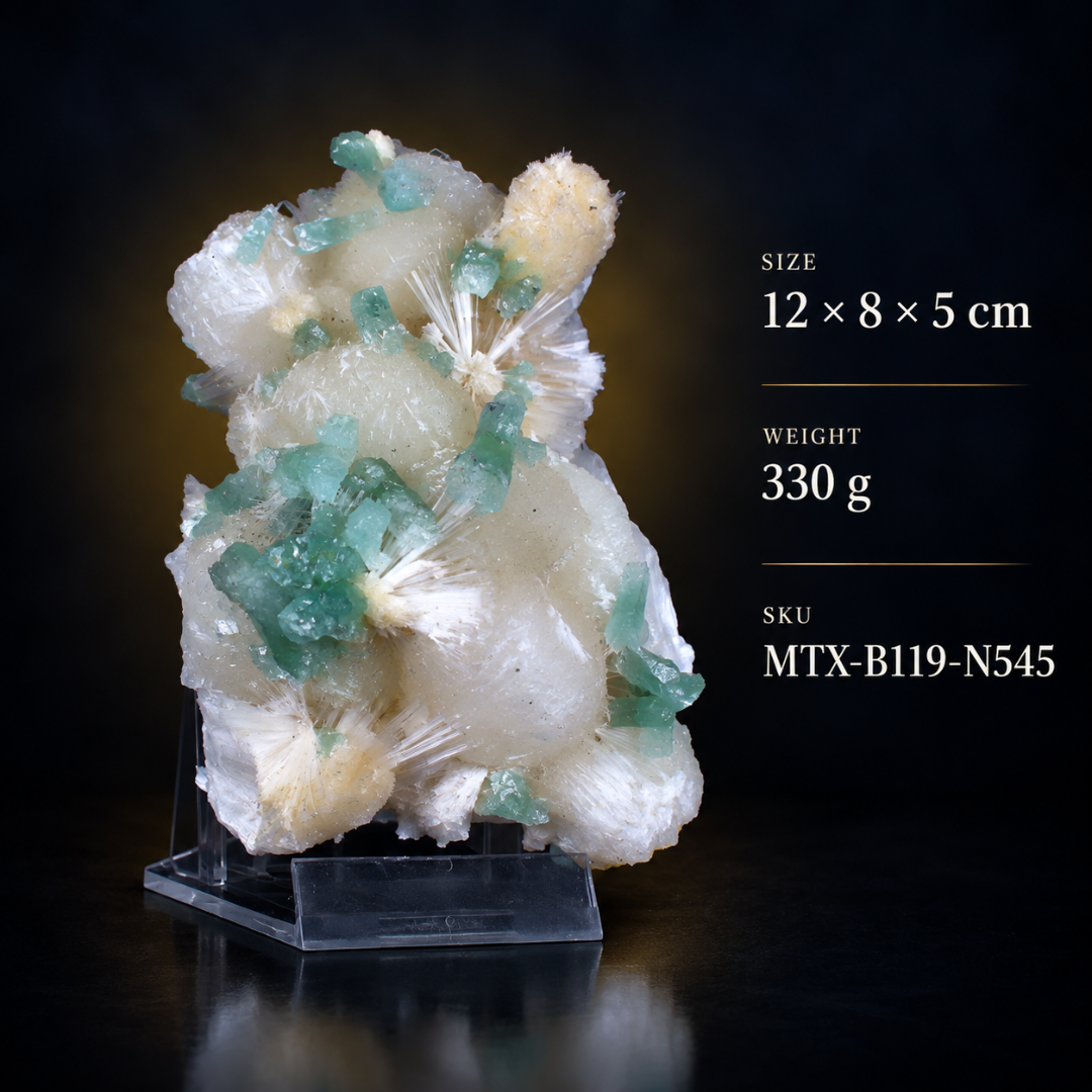 Quartz with Minerals &amp; Yellow Crystals – Natural Mineral Specimen