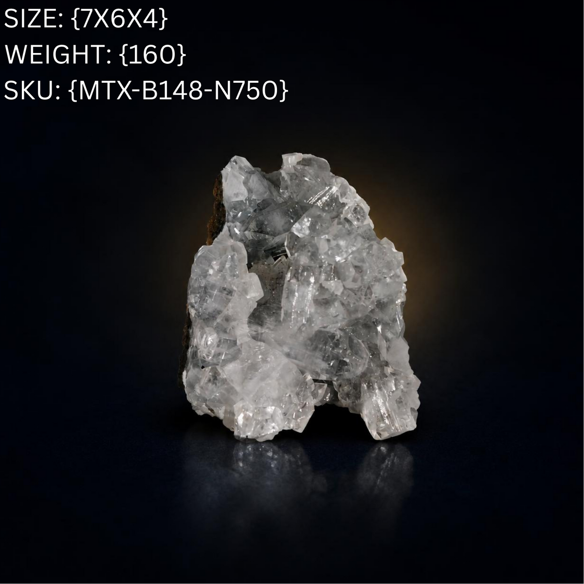 Apophyllite Crystal Cluster 7×6×4 cm | 160g