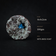 Natural Cavansite Crystal Matrix – Mineral Specimen from India