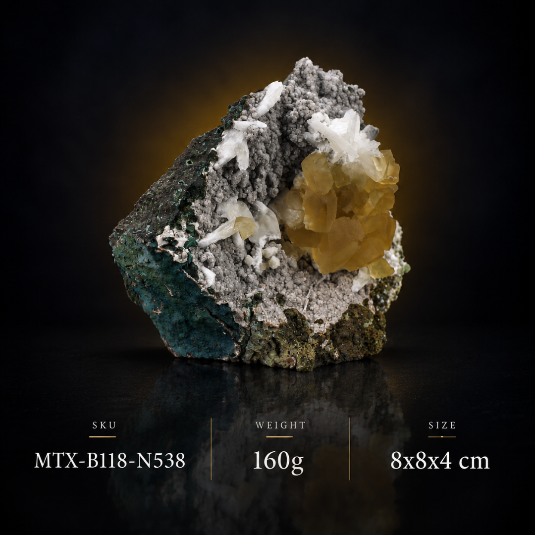 Natural Calcite Crystal Specimen – 160g