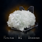 Natural Apophyllite with Stilbite Mineral Specimen – 80g
