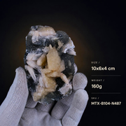 Stilbite with Chalcedony – Natural Mineral Specimen
