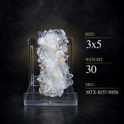 Natural Stilbite with Apophyllite Crystal Cluster – 30 g