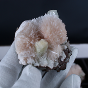 Natural Green Apophyllite with Stilbite, Heulandite Scolecite Crystal Lot – 18 PCS – Mineral Specimens from India