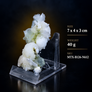 Natural Okenite with Apophyllite &amp; Heulandite Mineral Specimen – 40g