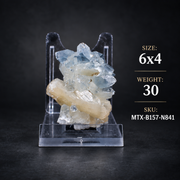 Natural Stilbite with Apophyllite Crystal Cluster – 30 g