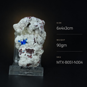 Natural Cavansite Crystal Matrix – Mineral Specimen from India