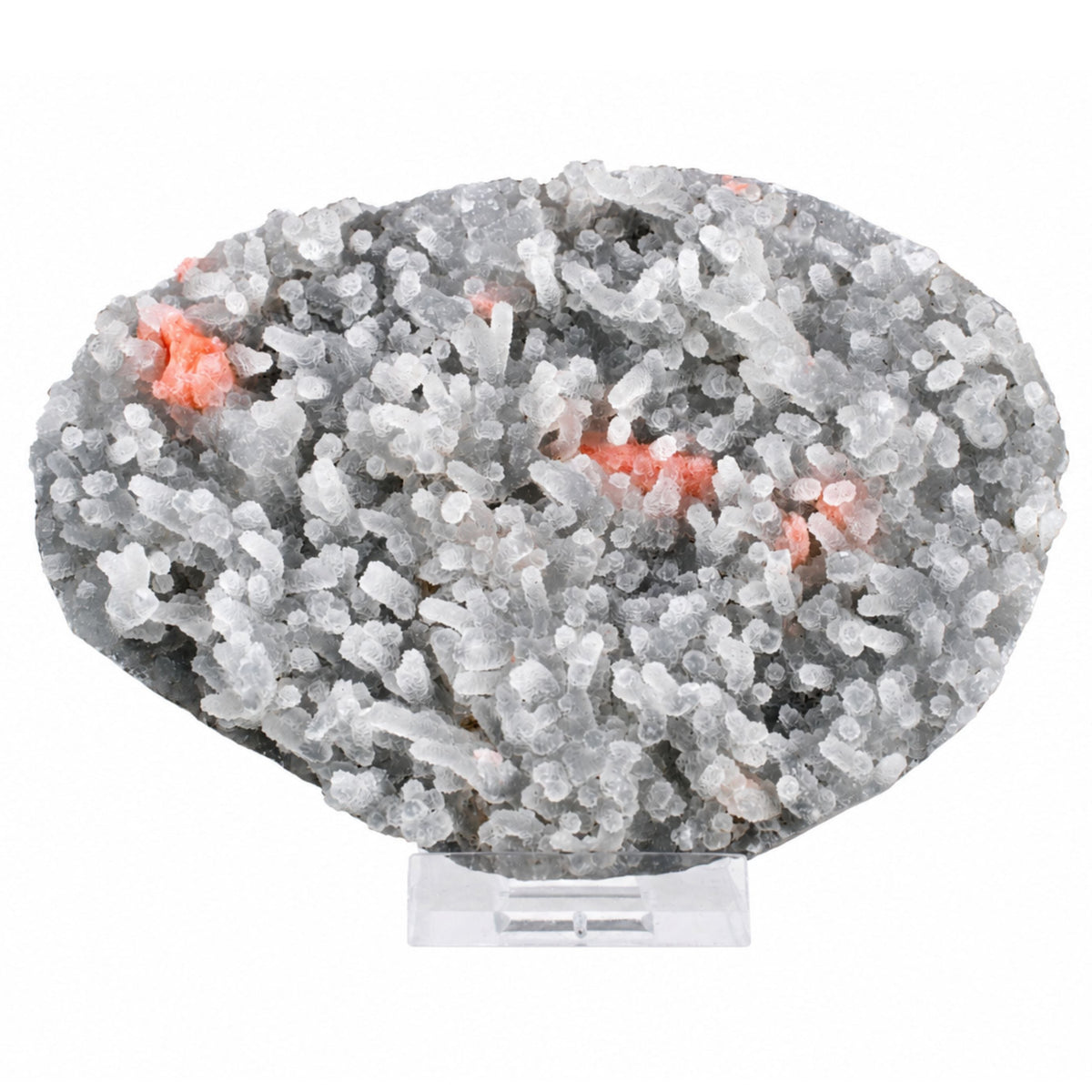 Chalcedony Botryoidal Aggregate on Matrix — India | 370 g | 13 × 10 × 2 cm