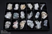 Apophyllite and Quartz specimen — India.