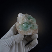 Natural Green Apophyllite Stilbite Heulandite Crystal Lot – 32 PCS – India