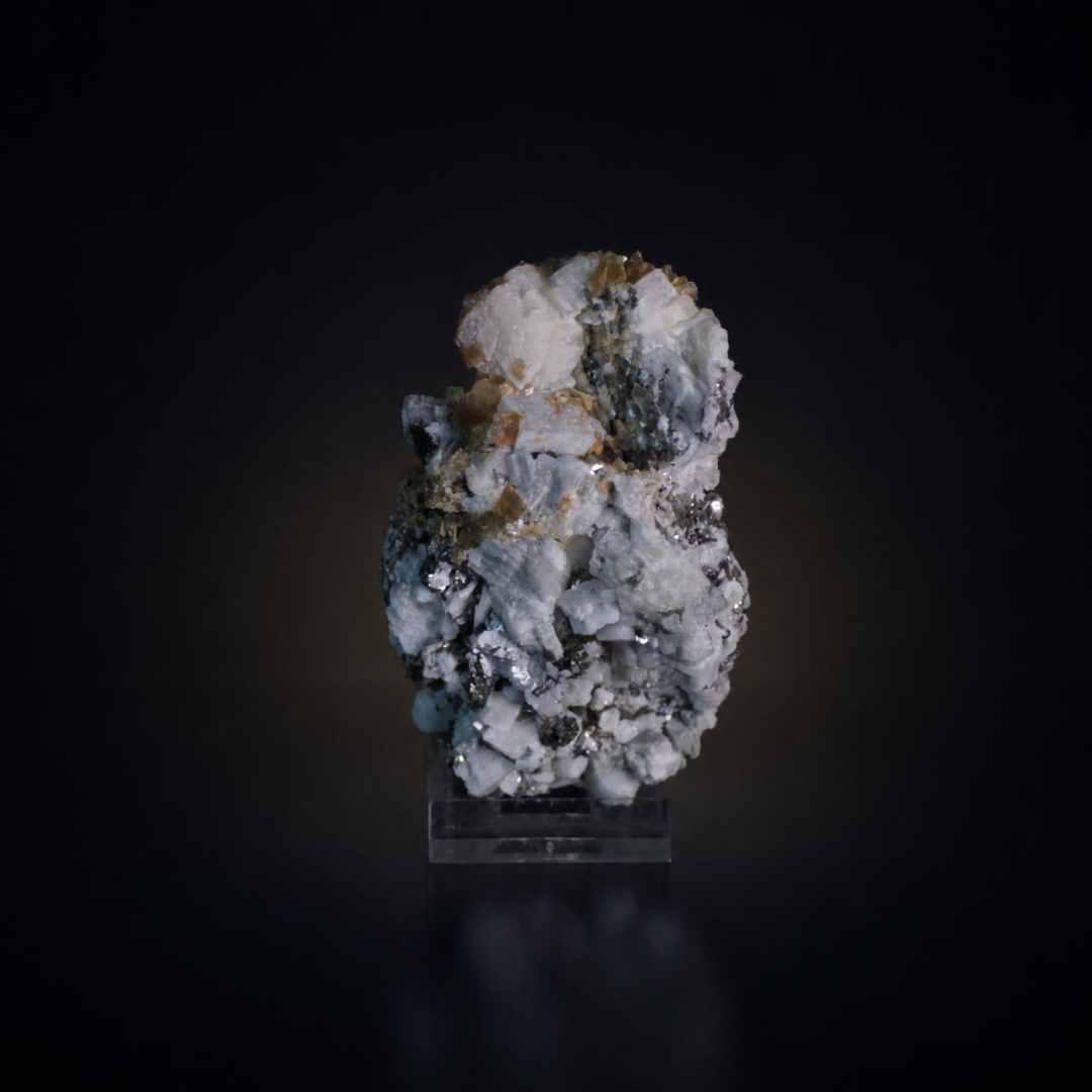 Apatite and Pyrite and Tourmaline specimen — India, 270 g.