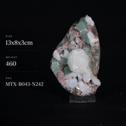 Apophyllite and Heulandite and Stilbite specimen — India, 460 g.