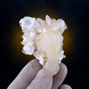 Natural White Stilbite Crystal Specimen Lot – 32 Pieces