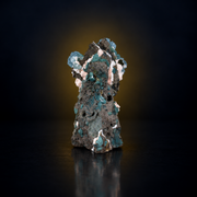 Green Apophyllite on Matrix · 90 g · 8 × 5 × 3 cm · India