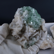 Natural Apophyllite with Heulandite Matrix Mineral Specimen Lot – 11 Pieces from India