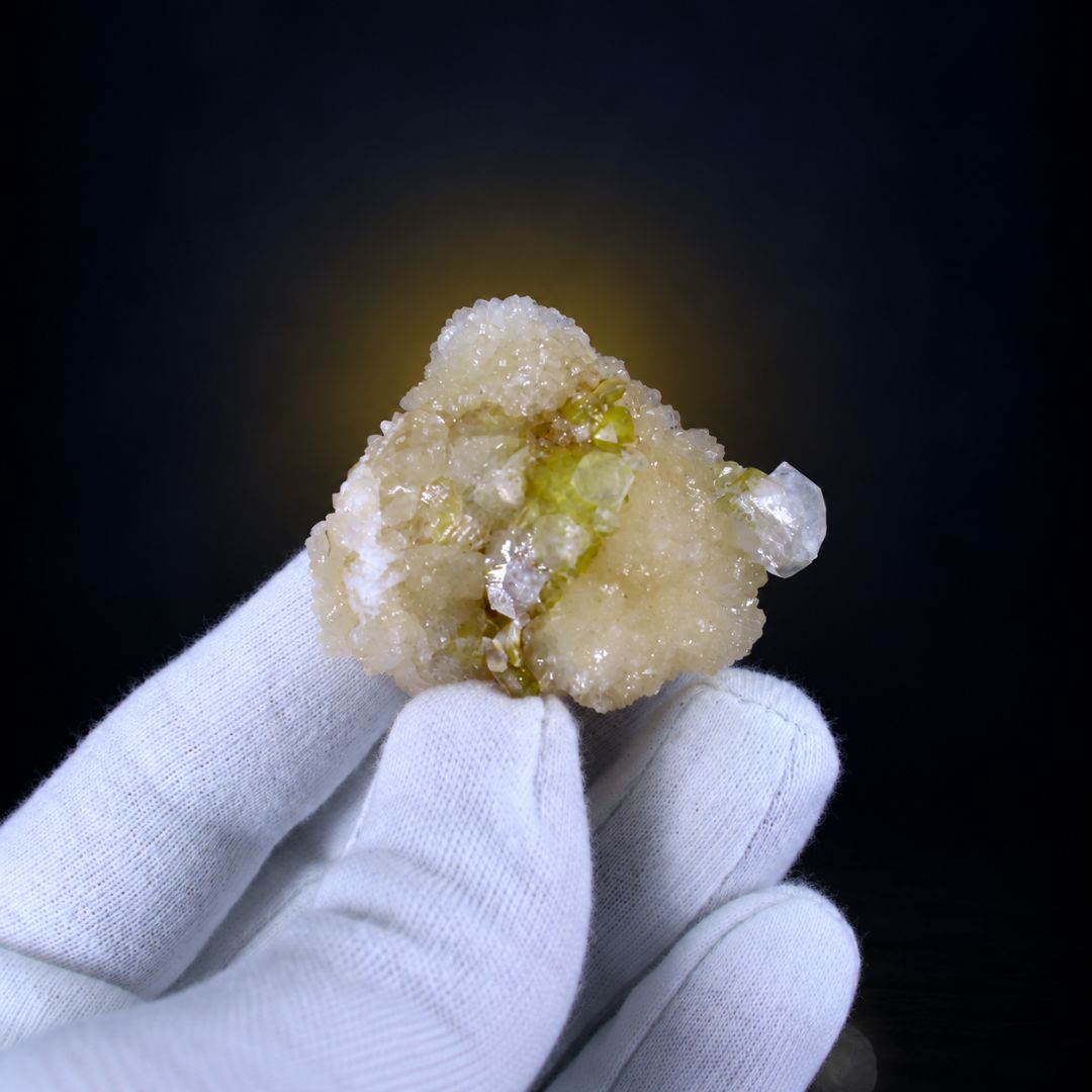 Scolecite and Mesolite and Chalcedony specimen — India.