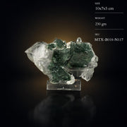 Natural Himalayan Green Chlorite Quartz Mineral Specimen 10 × 7 × 5 cm 230 g