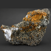Natural Pink/Peach Heulandite with Calcite & Botryoidal Chalcedony Matrix