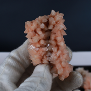 Natural Orange Stilbite with Heulandite Crystal Lot – 18 PCS – Mineral Specimens from India