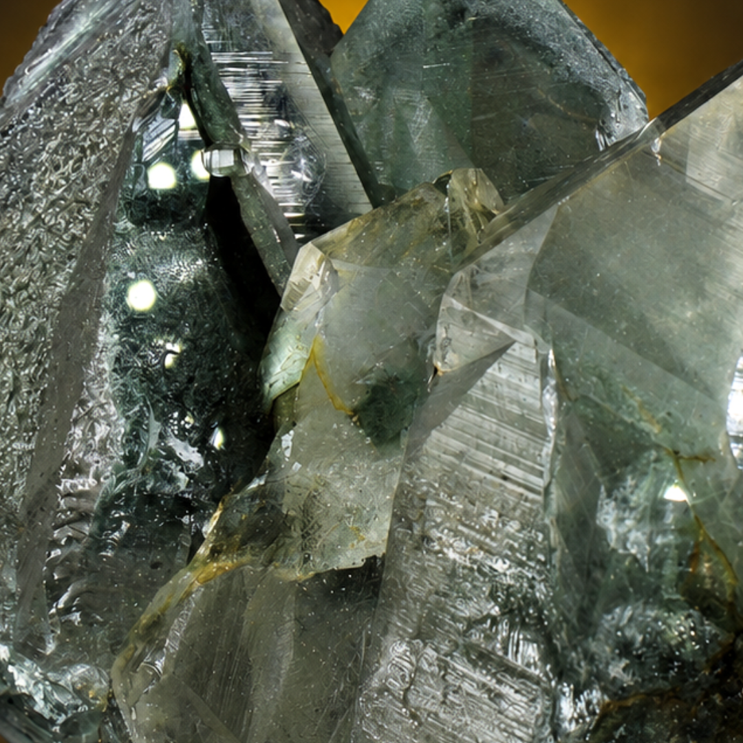 Green Chlorite Himalayan Quartz Crystal Natural Mineral Specimen India