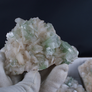 Natural Apophyllite with Heulandite Matrix Mineral Specimen Lot – 11 Pieces from India