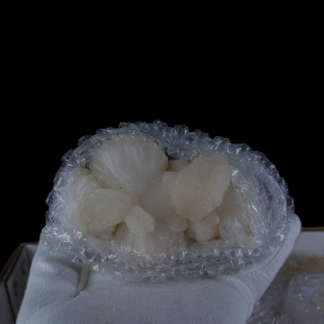 Natural Stilbite with Heulandite Crystal Lot – 14 Pieces from India
