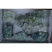 Natural Chalcedony Crystal Lot – 8 PCS – Mineral Specimens from India