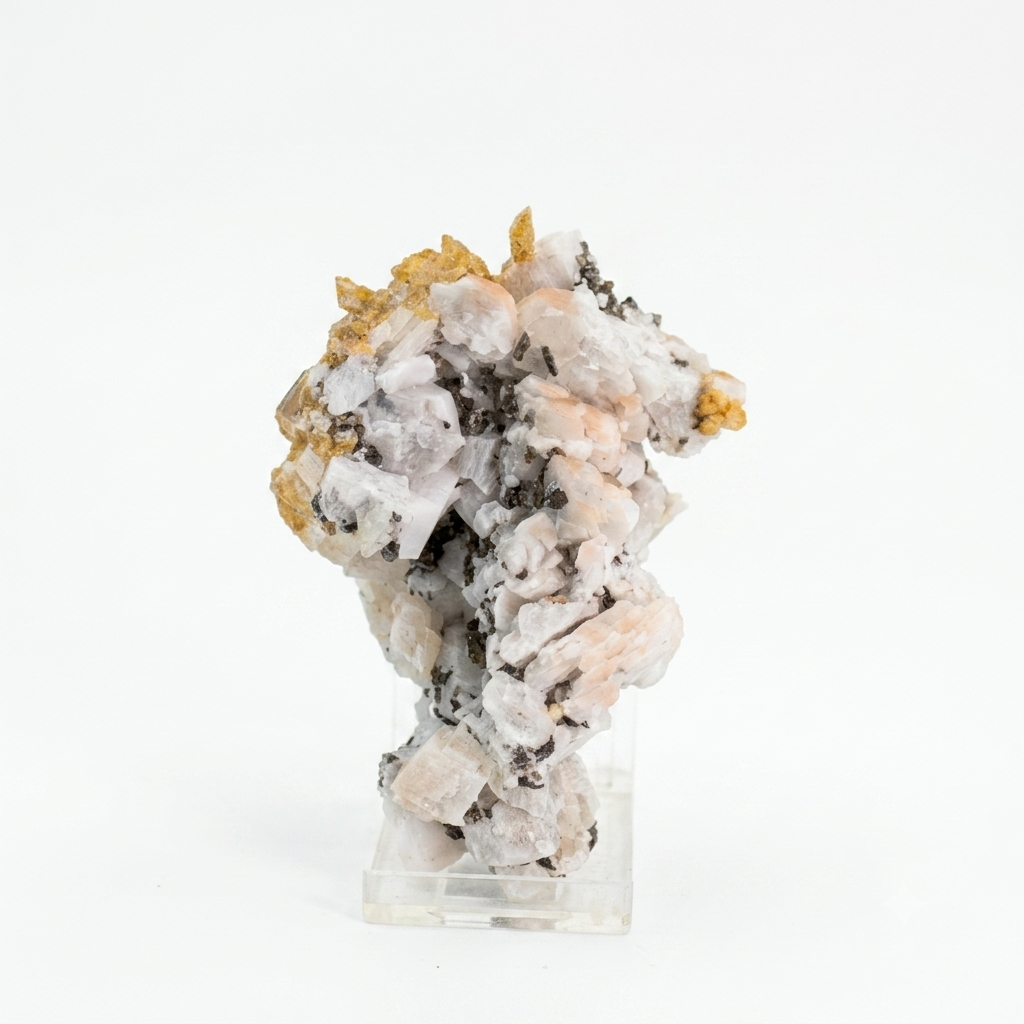 Apatite and Pyrite and Tourmaline specimen — India, 200 g.