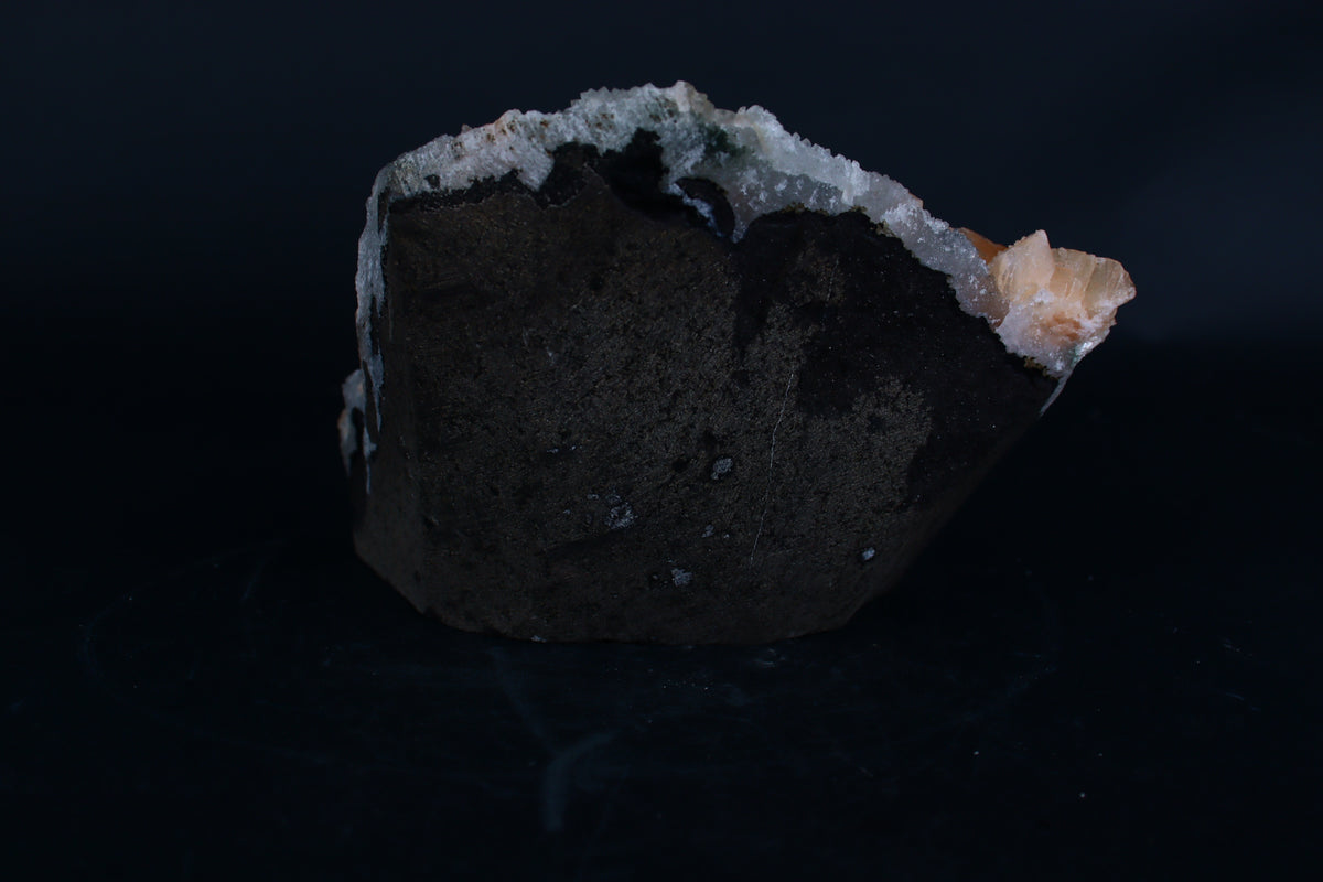 Stillbite with Heauldite Mineral 940g 15x13x6cm Bladed Tabular Raw Crystal Specimen