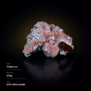 Natural Pink Heulandite with Stilbite – Mineral Specimen