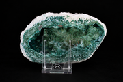 Green Apophyllite Crystal Group with Stilbite on Matrix — India | 360 g | 14 × 10 × 2 cm
