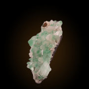 Green Apophyllite with Heulandite and Stilbite — Crystal Cluster Tabular Prismatic on Grayish-White Rock Matrix Natural Mineral Mineral Specimen 400g