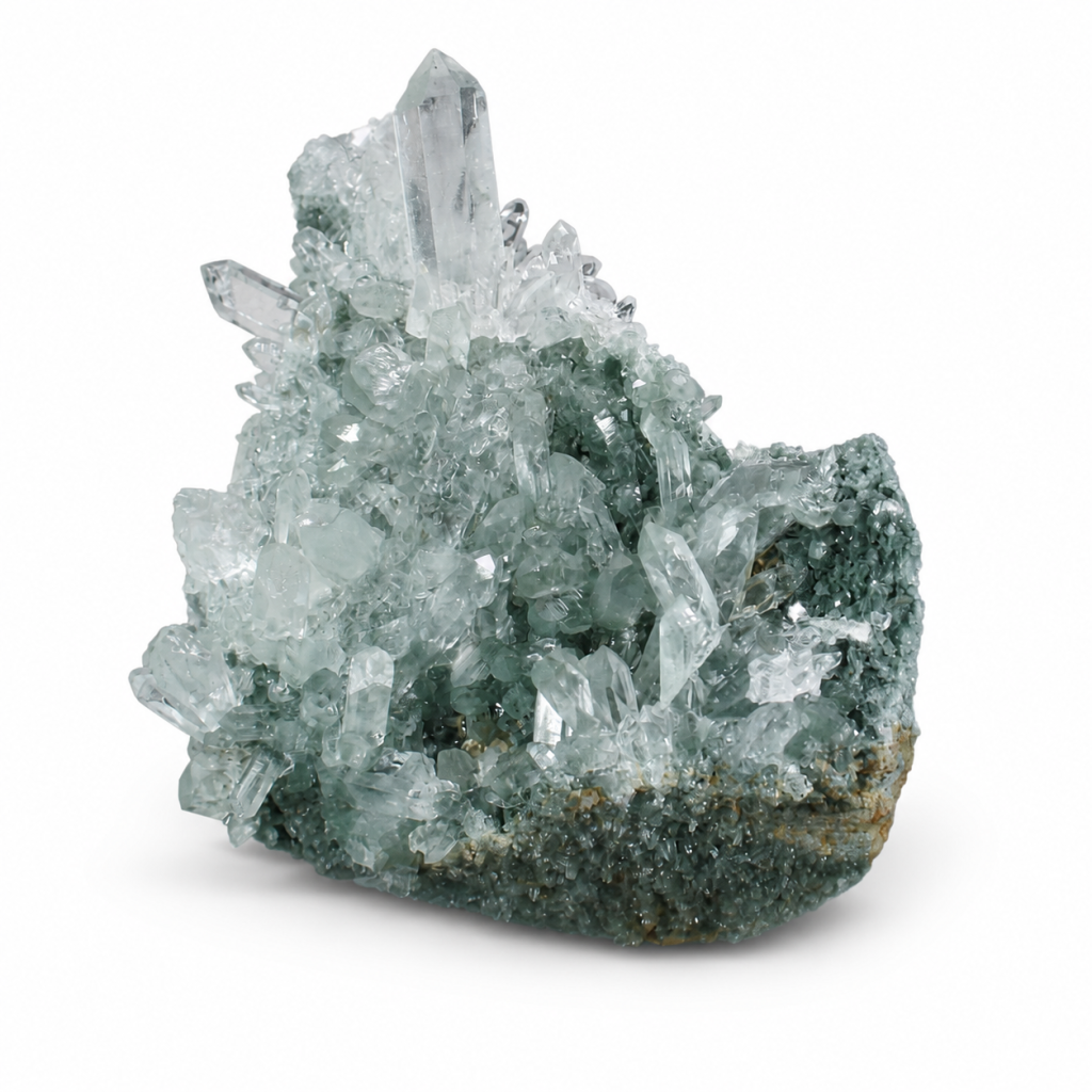 Chlorite and Quartz specimen — Himachal Pradesh, India, 1000 g.