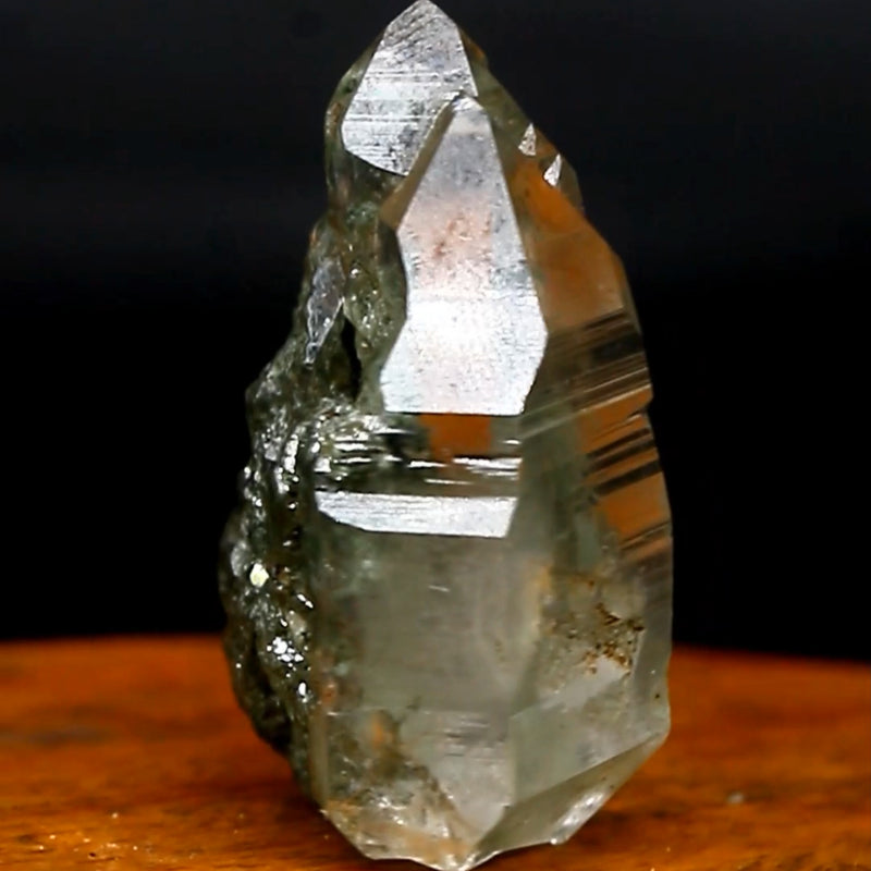 Green Chloride Quartz Phantom Tower 400g 5x4x3cm