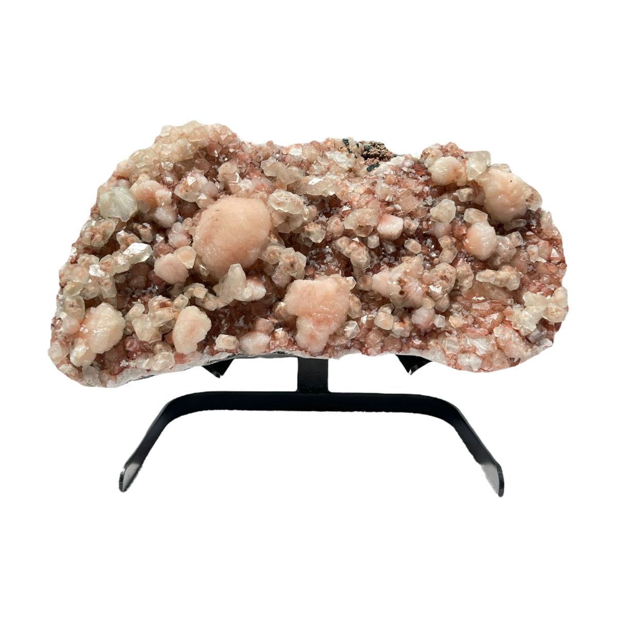 Pink Apophyllite with Stilbite specimen